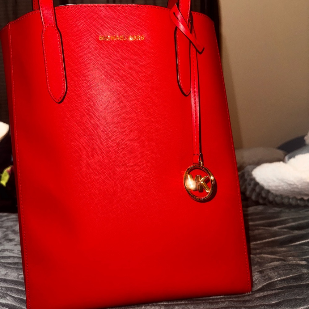 Michael Kors Bold Red Tote
